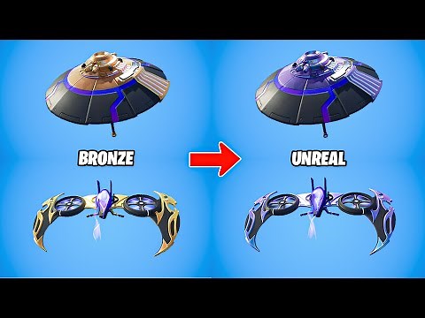 Fortnite Competitor's Gliders Showcase with All Ranks!