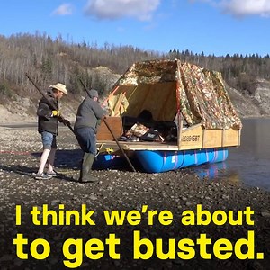 This guy’s idea of fun is camping without being detected. [📹 Camping With Steve] | BuzzFeed News