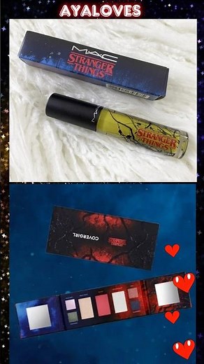Stranger Things Makeup Collection 🔻❤️🩵 #music #strangerthings