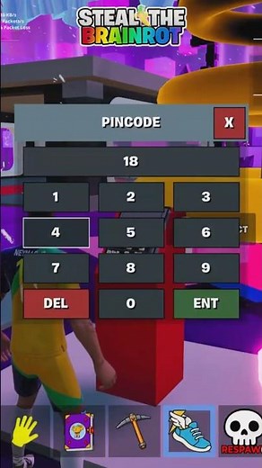 SECOND CODE SKIP MACHINE CODE STEAL THE BRAINROT FORTNITE SKIP TIME FUSE MACHINE #fortnite