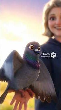 Pigeons, Loyal And True #pigeonlover #pixar #cartoonvideo