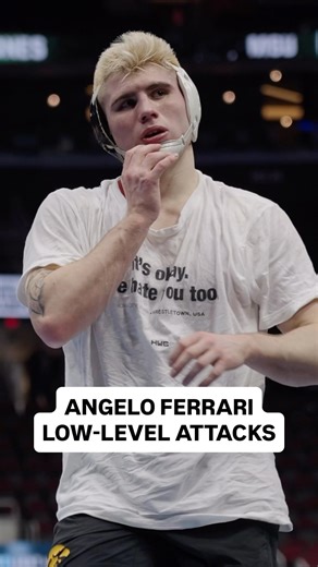 Angelo Ferrari’s low-level attacks are looking crisp heading into #NCAAs Presented by Cliff Keen