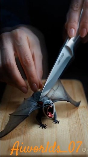 👉 “This Bat Was Still Moving After I Cut It… 😨 | ASMR Horror” #asmr #foodasmr #ytshorts