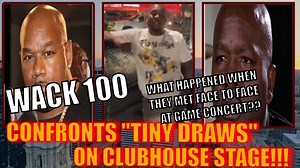 623K views · 6K reactions | Wack 100 gets exposed by Tiny Draws for getting Socked out at The Game's show. Like DJ Akademiks for more | DJ Akademiks | Facebook