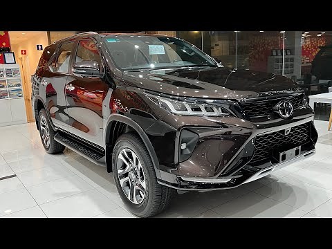 2023Toyota Fortuner Legender Phantom Brown Metallic color Walk-around details{ Exterior & Interior }