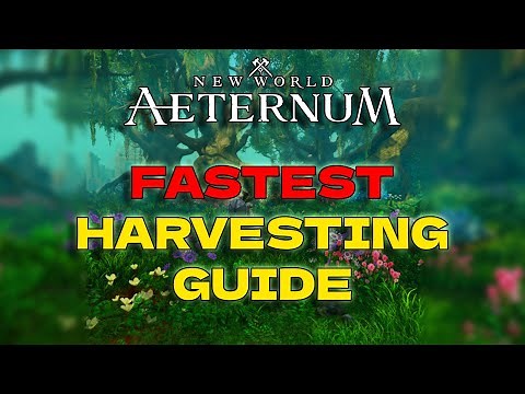 FASTEST Harvesting guide | New World Aeternum | New World Gathering Guide