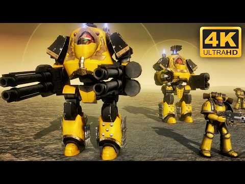 HORUS HERESY CINEMATIC BATTLE — Imperial Fists vs Sons of Horus (4K)