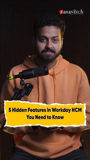 5 Hidden Features in Workday HCM You Need to Know | ZaranTech #Shorts