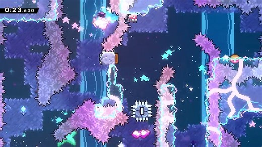 【celeste 蔚蓝】MOD图 Violet Moon 速通 in 2:08.622