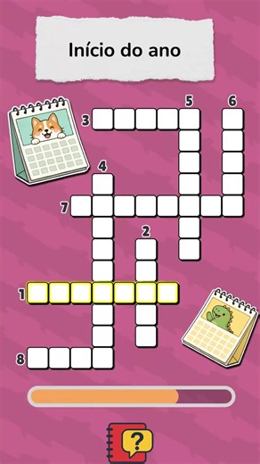 Quiz Palavras Cruzadas | Adivinhe o mês 📝