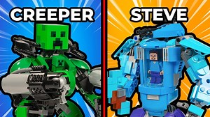 I Built LEGO Minecraft Mechs