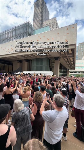 A Chorus Line 50th Anniversary Flashmob at Lincoln Center