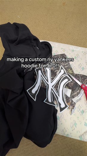 Making Custom NY Yankees Hoodies for $70 Each