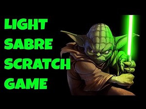 Light Sabre Scratch Game (using webcam control)