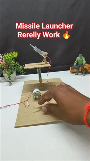 Real Working Hydraulic System * DIY Launcher Model | That Really Works 🔥#youtubeshorts #shorts#diy