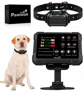Pawious Wireless Dog Fence and Forbidden Area - High Precision Wireless Containment System, Real-Time Monitoring for Up to 5 Acres Coverage Area