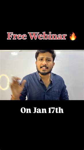 Dinesh Kaarthik on Instagram: "Free webinar 🔥🔥 Correct code ≠ Interview selection. DSA interviews test thinking, not syntax. Learn how real engineers think + build real-world AI projects for your resume. 🚀 Free webinar and 20+ placement-ready projects 🔗 Link in bio🔥🔥 DSA interview preparation, coding interview mistakes, software engineering interview tips, placement preparation for freshers, job ready skills for developers, real world AI projects, tech jobs india, Free Webinar #dsa #java #