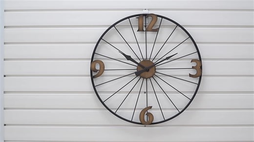 24 Inch Large Waterproof Outdoor Wall Clock Thermometers Vintage Silent Wall Clocks Battery Operated Clocks