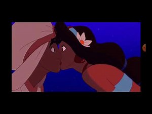 aladdin and Jasmine kiss
