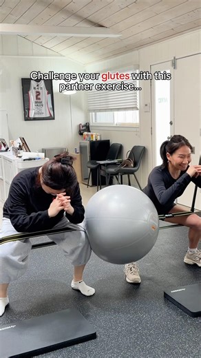 Partner glute exercise challenge you need to try!