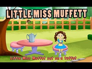 Little Miss Muffet HD with Lyrics - Nursery Rhymes by EFlashApps