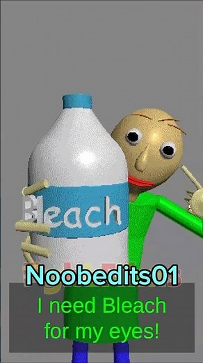 Baldi Puts Bleach In His Eyes #shorts #baldisbasics #baldisbasics