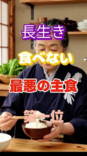 [The number one food is something we tend to eat every day!?] The worst staple food that long-liv...
