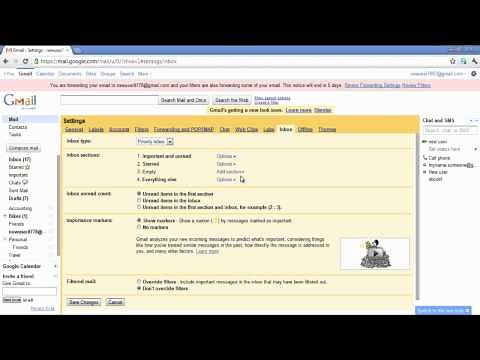 How to set up priority inbox in gmail