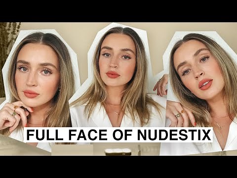 Full Face Using ONLY NUDESTIX MAKEUP 💋
