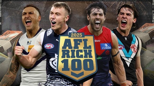 AFL Rich 100: Shocks, steals and footy’s new millionaires