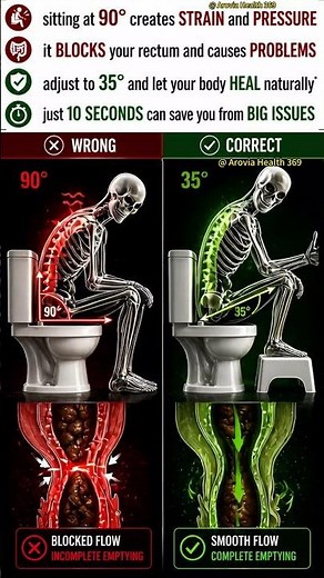 Fix Constipation Fast | Correct Toilet Sitting Position #health #wellness #fitness