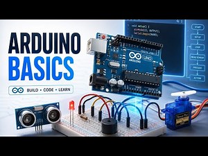 Arduino Basics for Beginners | Breadboard, LED, Buzzer, Servo Tutorial