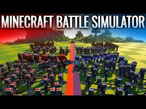 Minecraft Battle Simulator - Map inspired by TABS