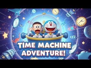 Doraemon’s Time Machine Adventure 🚀 | 3D Cartoon Fun for Kids | English Story