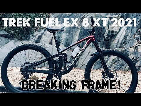 Ride and Review of the Trek Fuel EX 8 XT 2021 I Creaking full suspension Frame