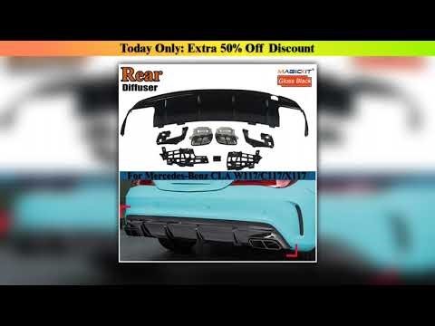 Black Rear Diffuser — Top Picks (2025): Black Rear Diffuser With Exhausts Tips For