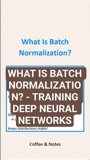 Batch Normalization 2: What is Batch normalization? #batchnormalization #deeplearning
