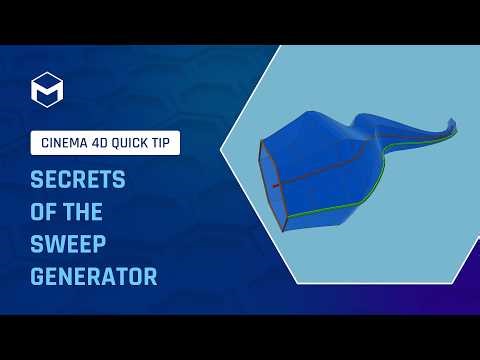 #C4DQuickTip 223: Secrets of the Sweep Generator in Cinema 4D