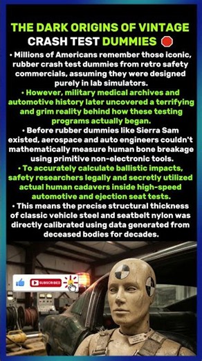 The Grim Medical History Hidden Inside Vintage Crash Tests 🚨