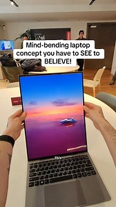 2.4K views · 99 reactions | Hands-on with the first outward-folding laptop, also known as Lenovo’s ThinkBook “codename Flip” AI PC concept. It features a 18.1 bendable OLED screen with multiple viewing and application modes. We checked it out at MWC 2025, and have 爛 something like this might actually launch sometime in the future! #lenovolaptop #techconcept #foldablelaptop #mwc2025 | Tom's Guide | Facebook