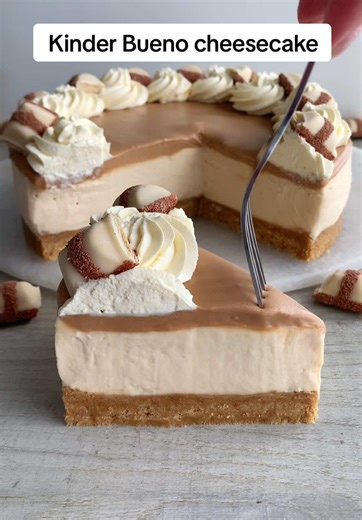 No Bake Kinder Bueno Cheesecake Recipe