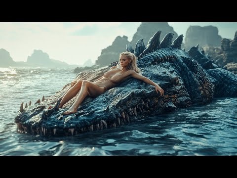 Waterworld - Interstellar Journey | Progressive Trance & Techno Mix | Sci-Fi Music Clip with AI