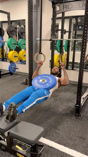 Core & Athletic Flow: Ring rows with plates
