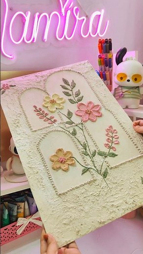 🦋Textured Art🫶🏻 | DIY |#shorts #diy #handmade #howtomake #viral #trending #art #craft #artwork