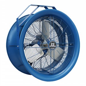 Patterson 22" High-Velocity Industrial Fan with Yoke Mount H22B - 208/230-460V, 3 Phase