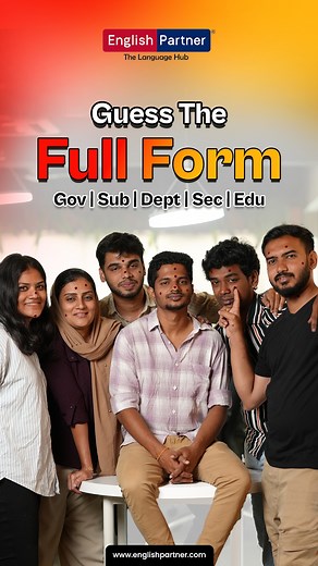 Can You Guess the Full Form? | English Quiz Game | Spoken English Partner English Partner Course பற்றிய விவரங்களுக்கு👇 WhatsApp: 916382392124 [english partner, spoken english game, learn english in tamil, english online course, english vocabulary quiz, short forms english, full form quiz, english learning class] #EnglishPartner #SpokenEnglish #LearnEnglishInTamil #EnglishQuiz #ShortForms #FullFormChallenge #EnglishVocabulary #SpokenEnglishClass #EnglishLearning #TamilLearners | English Partner