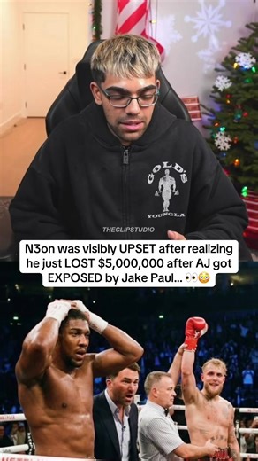 N3on's Reaction to Losing $5 Million Over Jake Paul
