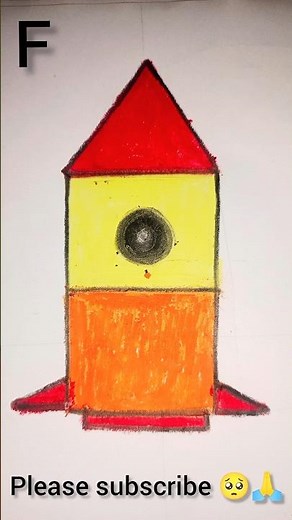 How to Draw a Rocket 🚀 | Easy Step-by-Step Drawing for Kids #shorts #art #youtubeshorts