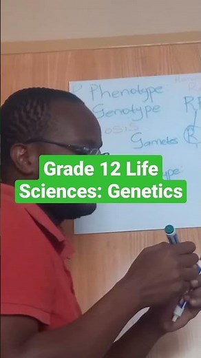 Grade 12 Genetics: Monohybrid cross - complete dominance. Full video on my channel #grade12 #matric