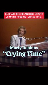 6.1K views · 213 reactions | Take a ride through Marty Robbins' emotional landscape with “Crying Time.” Share the moments this song has captured in your life. From the first chord to the last note, let's celebrate the lasting impact of this country classic. #MartyMelodies #CryingTimeMemories" | Twang Country | Facebook